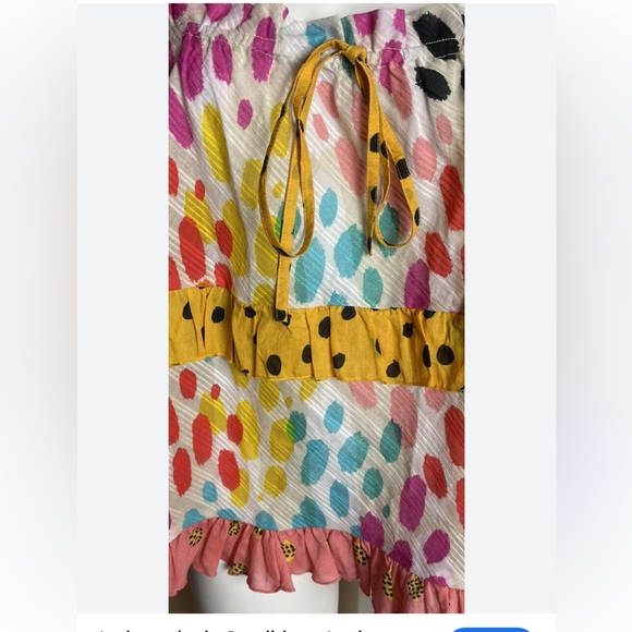 Anthropologie Conditions Apply Tie Strap Multicolored Cami - Picture 3 of 4